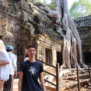 Angkor Wat v Kambodži 1.